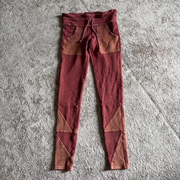 FP Movement by Free People Pants - Free People Movement Mid Rise Kyoto Leggings Orange XS